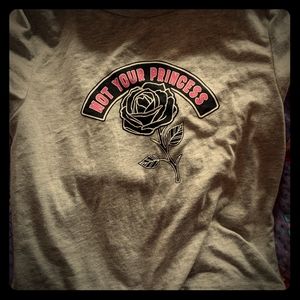 Not Your Princess graphic tee